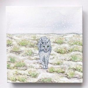 Snowdrops Oil Painting on Canvas Original Art